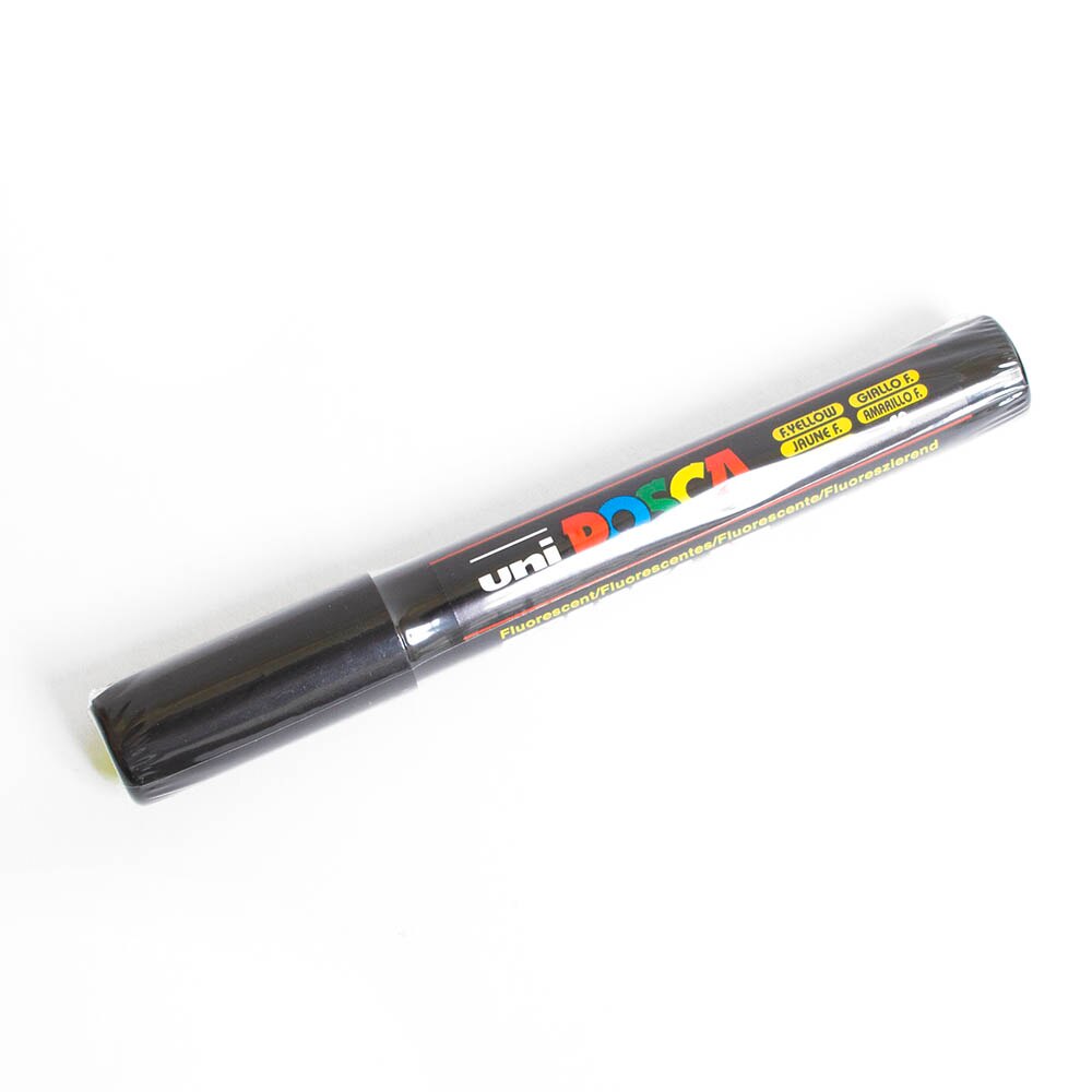 Uni Posca, Paint Marker, Art & School, 5M, 48472, Fluorescent Yellow